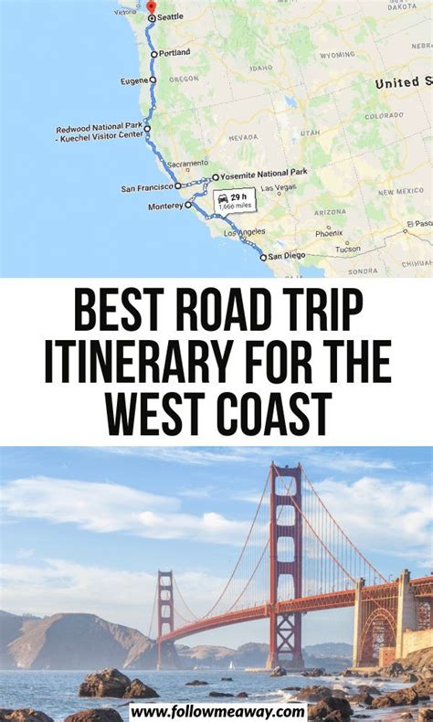 Best Road Trip Itinerary For The West Coast How To
