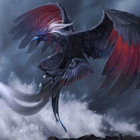 Creatures Pt2 Fantasy Creatures Art Mythical Birds Mythical