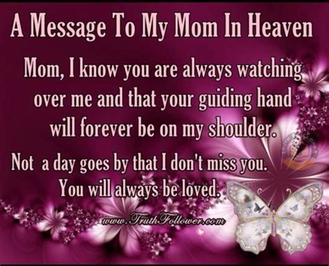 Mothers Day Message For Mom In Heaven