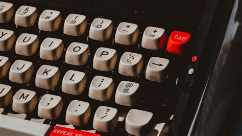 Download Wallpaper 1366x768 Typewriter Keys Keyboard Device