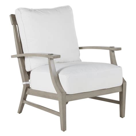 Midcentury lounge chairs are a worthy investment. Summer Classics Croquet Aluminum White Cushion Oyster Grey ...