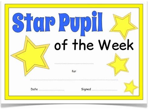 Check spelling or type a new query. Star Of the Week Certificate New Pin by Lisa Carden On ...