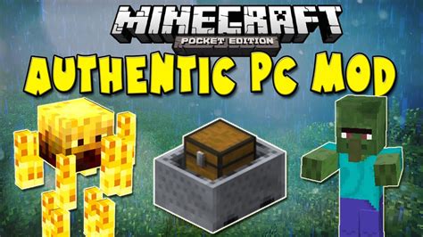 Download the best minecraft pe mods and addons. Authentic PC MOD! Minecraft Pocket Edition - 0.9.5 - YouTube