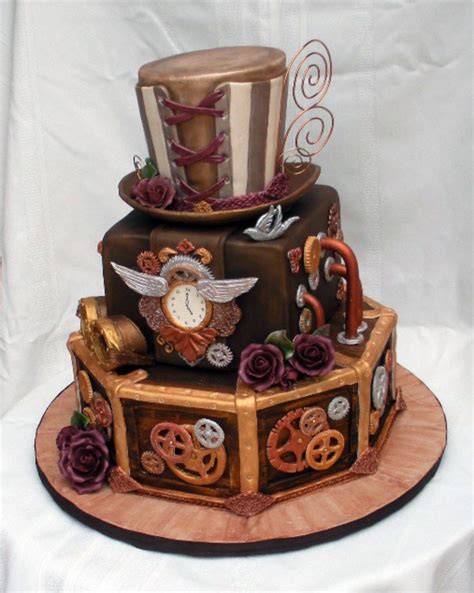Clockwork Confectionery 29 Steampunk Cakes Joyenergizer Gorgeous