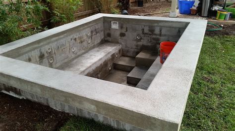 Bruce W Hot Tub Under Construction But Near Completion Learn How To