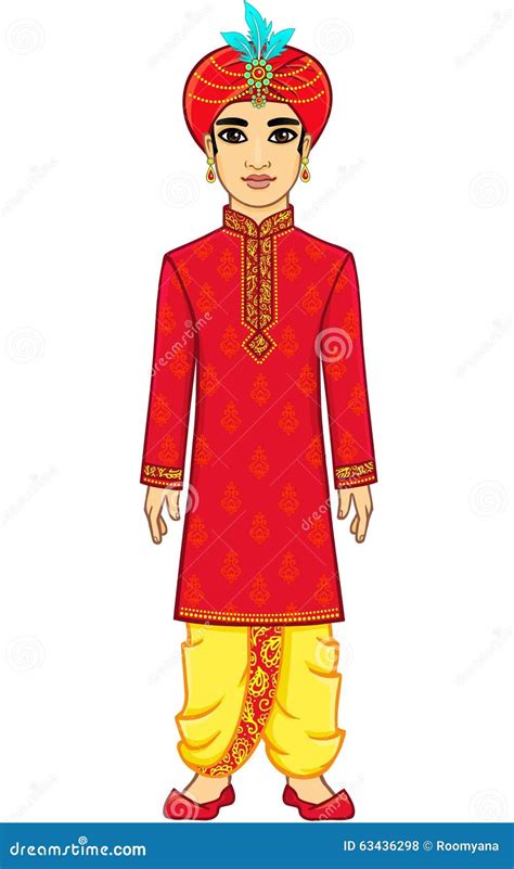 Cartoon Indian Man