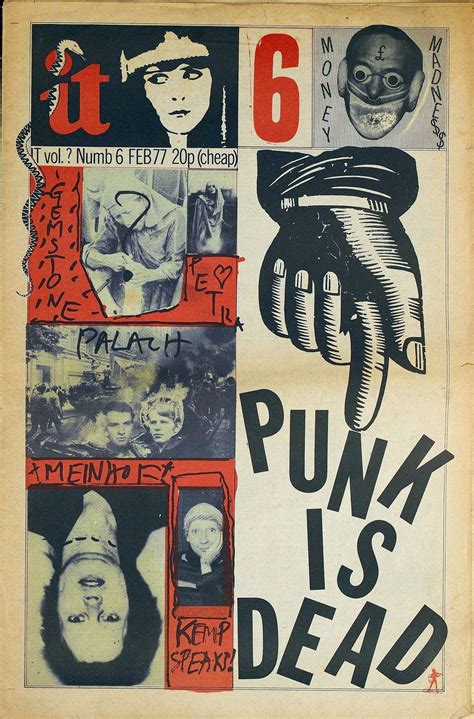 It Newspaper February 1977 — Punk Is Dead Punk Art Arte Punk Punk