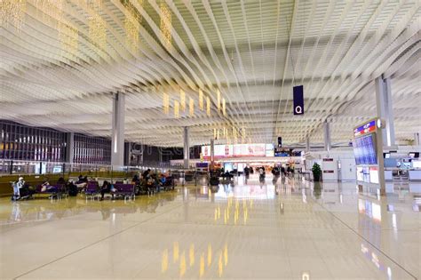 Interior De Hong Kong International Airport Imagem Editorial Imagem