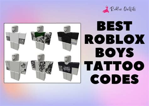 50 Boys Tattoo Codes For Roblox Rp Games 2023 Roblox Outfit Codes