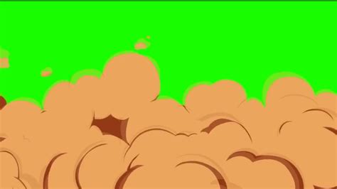 Cartoon animation with green screen background. GREEN SCREEN - Fumaça Cartoon Smoke color Explosions ...