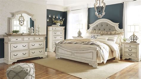 Our stylish bedroom furniture and inspiring ideas are just what you need. Realyn Chipped Two Tone Upholstered Panel Bedroom Set ...