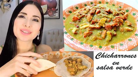 Chicharron En Salsa Verde Deliciosa Receta Cocinablogoficial Youtube