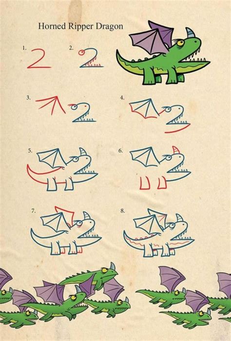 If you're looking for things to draw for ink liner practice, try this lizard. How To Draw Doodles: 40 Step By Step Charts - Bored Art