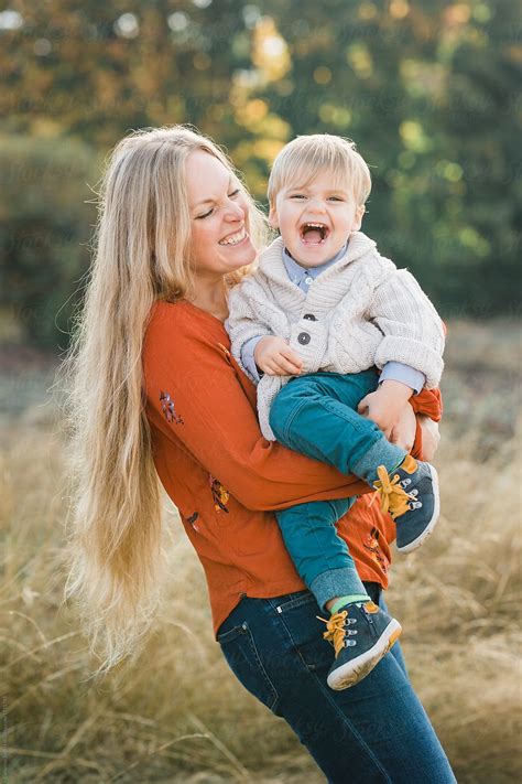 Mother And Son Playing And Laughing Together By Stocksy Contributor Cameron Zegers Stocksy