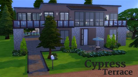Cypress Terrace The Sims 4 Speed Build Youtube