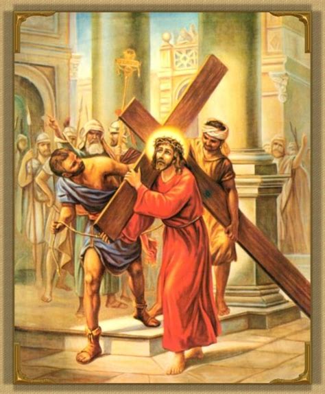 The Journey Of Jesus Carrying His Cross