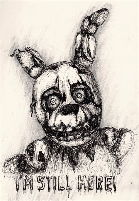 Springtrap Fnaf Drawings Fnaf Fnaf Art Images And Photos Finder