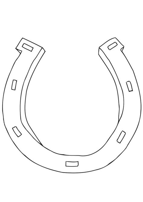 Coloring Page horseshoe - free printable coloring pages - Img 21699