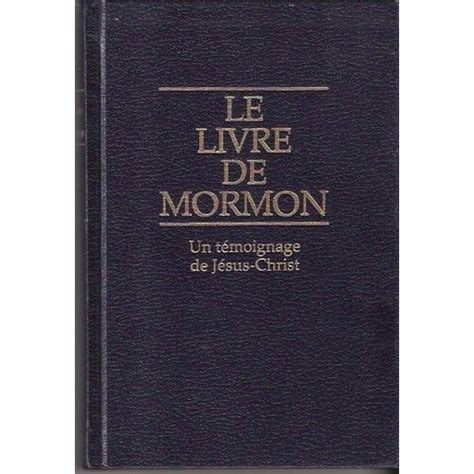 Le Livre De Mormon Un Témoignage De Jésus Christ Récit écrit Sur