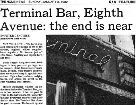 The Terminal Bar Nyc Derelicts Wonderers The Medicated Pimps And
