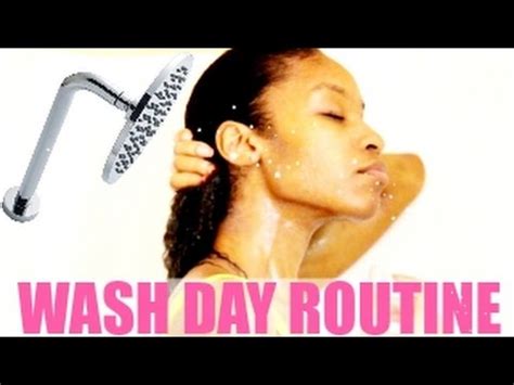Natural Hair Wash Day Routine Start To Finish Youtube