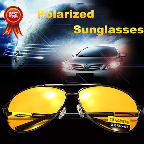 uv400 polarized sunglasses night vision driving glasses eyewear yellow lens g3 ebay