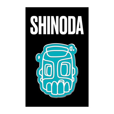 Shinoda Skull Enamel Pin Kintsugi Mike Shinoda