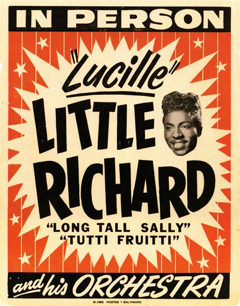 In Person “lucille” Little Richard Vintage Concert Posters Vintage