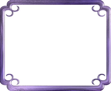 Purple Frame Png Transparent Images Png All