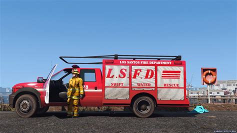 Los Santos Fire Department Vehicle Pack Collection Of Fire Engines In