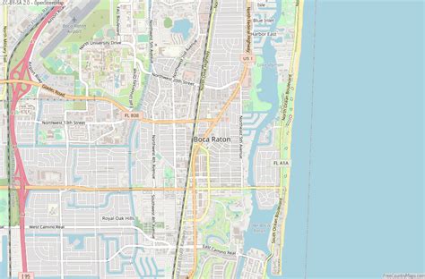 Boca Raton Map United States Latitude And Longitude Free Maps