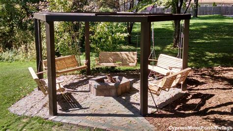 22 Stunning Fire Pit Swing Plans Home Decoration And Inspiration Ideas