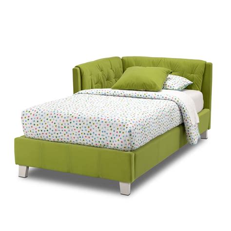 Jordan Twin Corner Bed Green American Signature Furniture