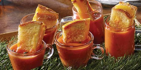 Grilled Cheese And Tomato Soup Shooters Recipe Sargento® Foods Incorporated
