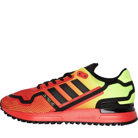 Buy Adidas Originals Mens Zx 750 Hd Shoes Glow Redcore Blackshock Yellow