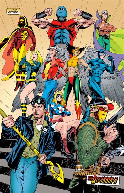Comic Excerpt The Jsa Returned And Relaunched On The 1990s And This