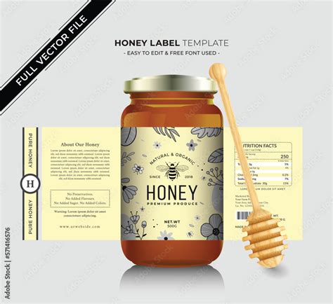 Honey Bottle Design
