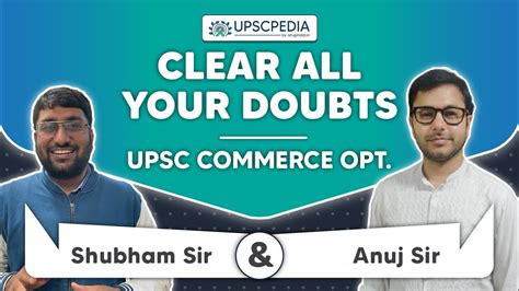 UPSC Commerce Optional Financial Accounting Clear All Your Doubts