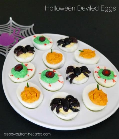 Halloween Deviled Eggs Step Away From The Carbs