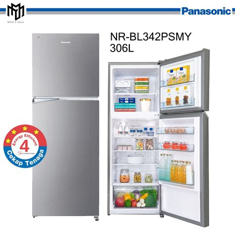 Free delivery and returns on ebay plus items for plus members. Panasonic Fridge NR-BL342PS (325L) ECONAVI Inverter ...