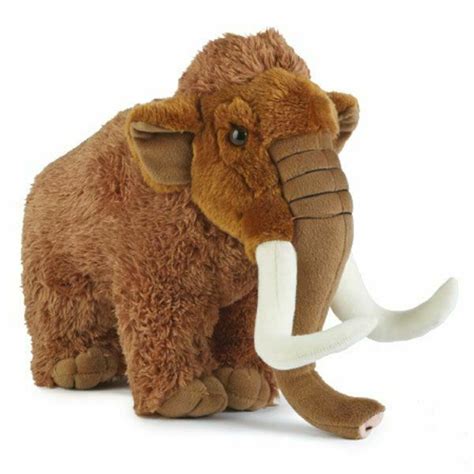 Living Nature An283 Soft Toy Woolly Mammoth Large Unknown 22cm For Sale