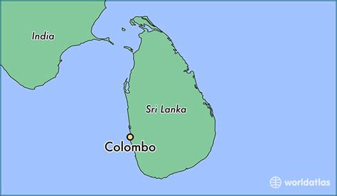 Where Is Colombo Sri Lanka Colombo Western Map