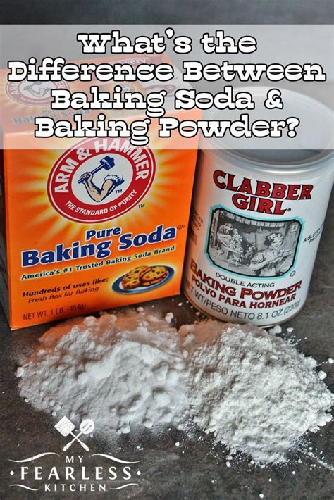 Whats The Difference Between Baking Soda And Baking Powder From My