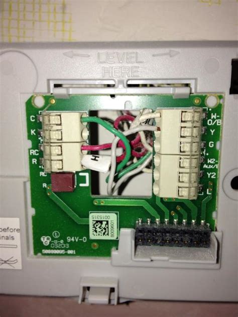 Wiring diagrams utilize standard signs for circuitry devices, usually different from those used on schematic layouts. Problem with Honeywell wifi Smart thermostat