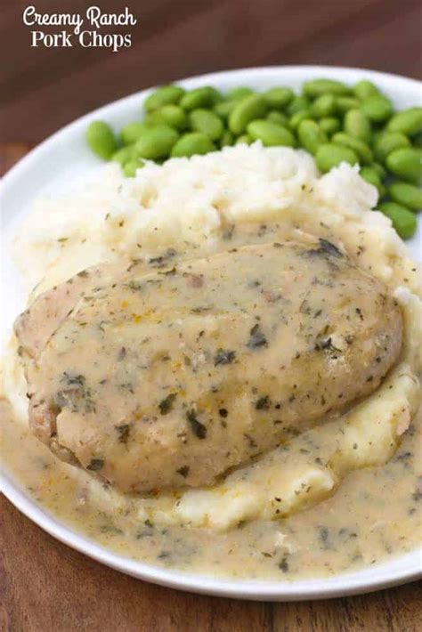 Slow Cooker Creamy Ranch Pork Chops Tastes Better From Scratch
