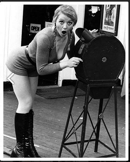 Margaret Nolan In A Production Still From Carry On Girls Nolan Mini Skirts Movie Stars