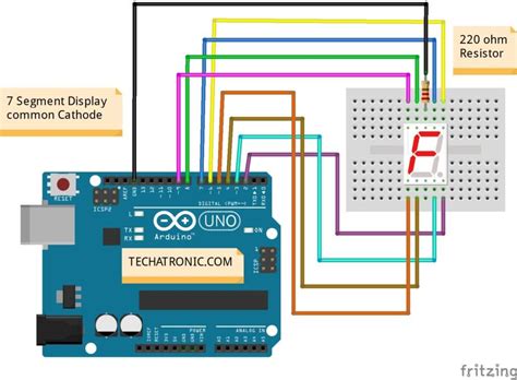 Arduino And 7 Segment Display Interfacing Tutorial Use Arduino For Images