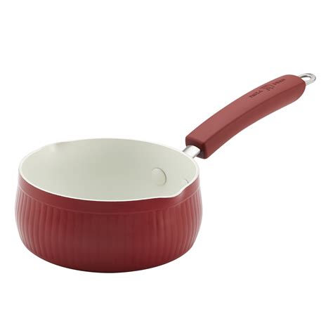 The entire set has lots of colours and vibrancy in it and any colours can be opted for according to personal tastes and distastes. Paula Deen Savannah Aluminum Non-Stick 1-qt. Open Saucepan ...