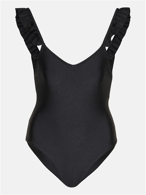 Only Dana Lara Ruffle Swimsuit Woman Beachwear Swimsuits Discount 81