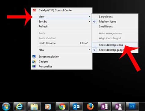 How To Restore Hidden Desktop Icons In Windows 7 Solve